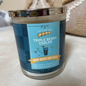 Triple Berry Cooler Bath and Body Works Single Wick Candle